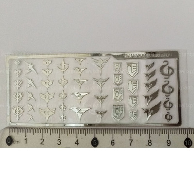 1cm模型金属贴纸高达天人海牛吉恩幻影乌鸦扎夫特新安洲手机贴