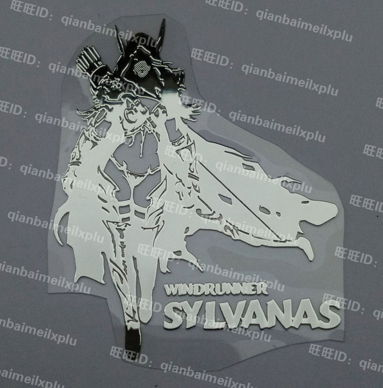 魔兽世界黑暗游侠希尔瓦娜斯  手机贴 手机金属贴 游戏手机贴周边