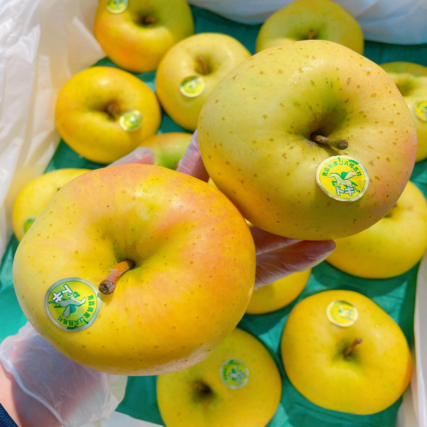 王林青森雀斑青苹果新鲜水果