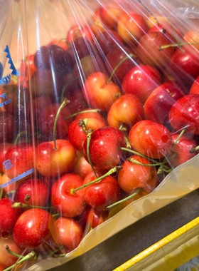 现货智利进口雷尼尔黄金车厘子新鲜水果4JJJJ黄色大樱桃2斤礼盒