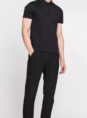 20XTX8331 8061S 1311Y利家男装夏季新款简约翻领百搭修身短袖T恤