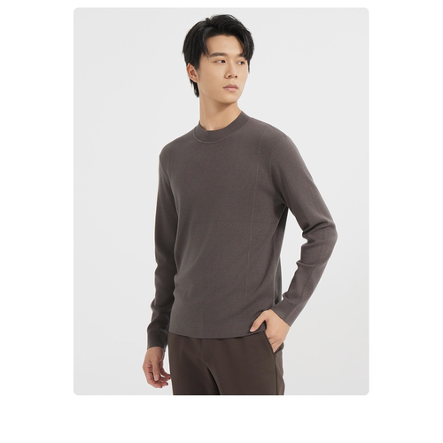 A4DMS9021 9022S利家冬季时尚舒适保暖弹力修身柔软针织毛衣男士