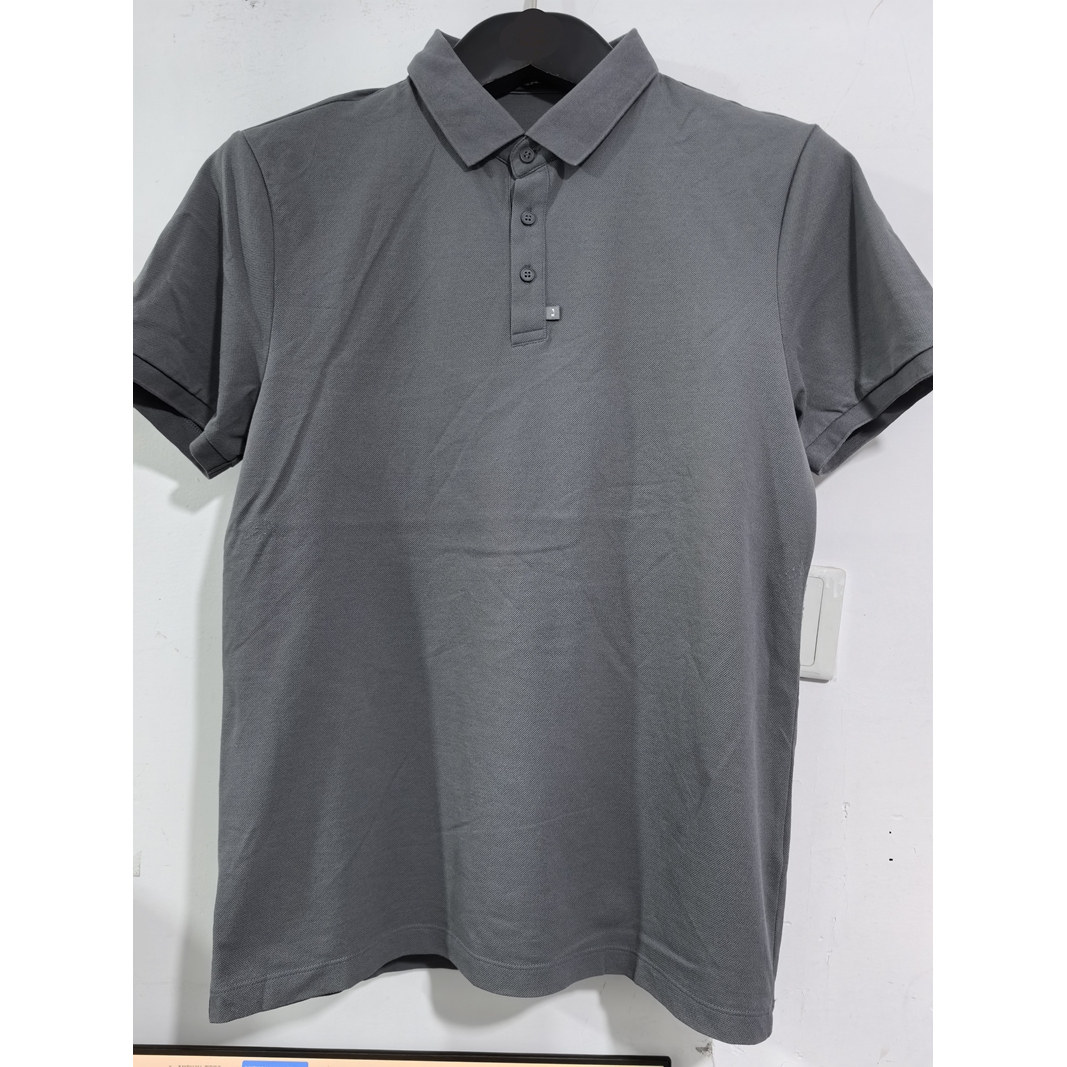 B4XTX1051Y利家夏季流行新款舒适商务通勤透气翻领短袖POLO衫男士