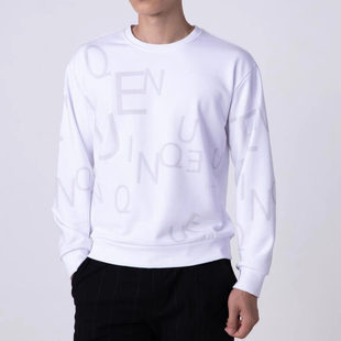 新休闲圆领帅气潮流长袖 Q0QTX0011S 秋季 0091S男装 T恤卫衣 0012S