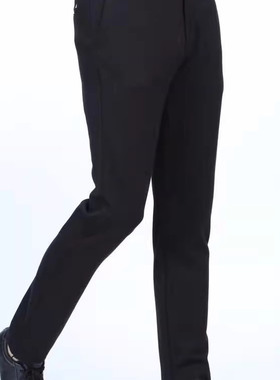 7DXK00201利2020男装冬季商务修身时尚休闲微弹针织修身休闲长裤