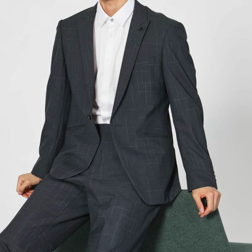 21QXF013SA 012SA 011SA利男专柜秋季男士时尚套装西服九分裤