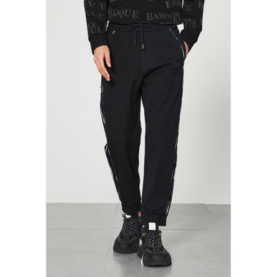 Q1QXK50301利家男装秋季时尚流行新款运动松紧腰束脚九分休闲裤