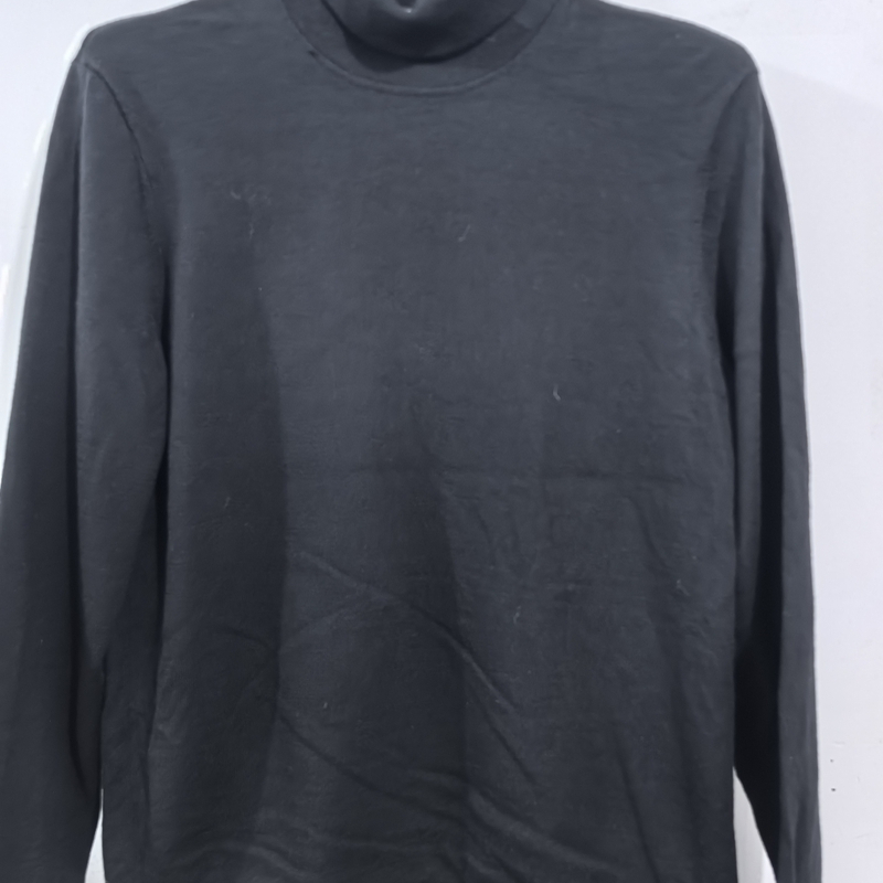 Q3DMS0151S利家冬季保暖舒适修身新款可翻高领弹力针织长袖毛衣男