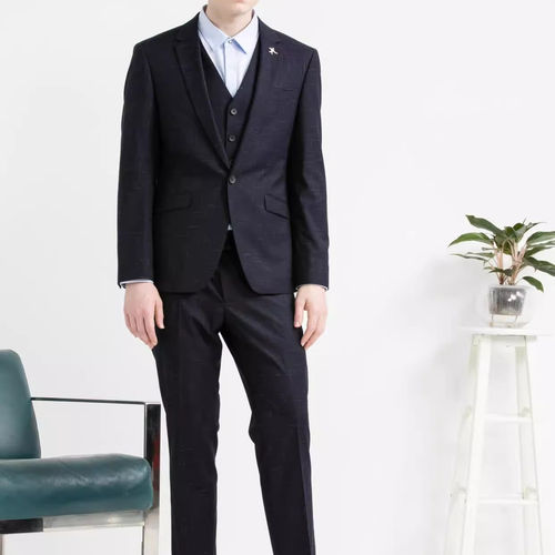 19QXF051 052SA男装秋季商务正装通勤潮流透气修身百搭西服外套