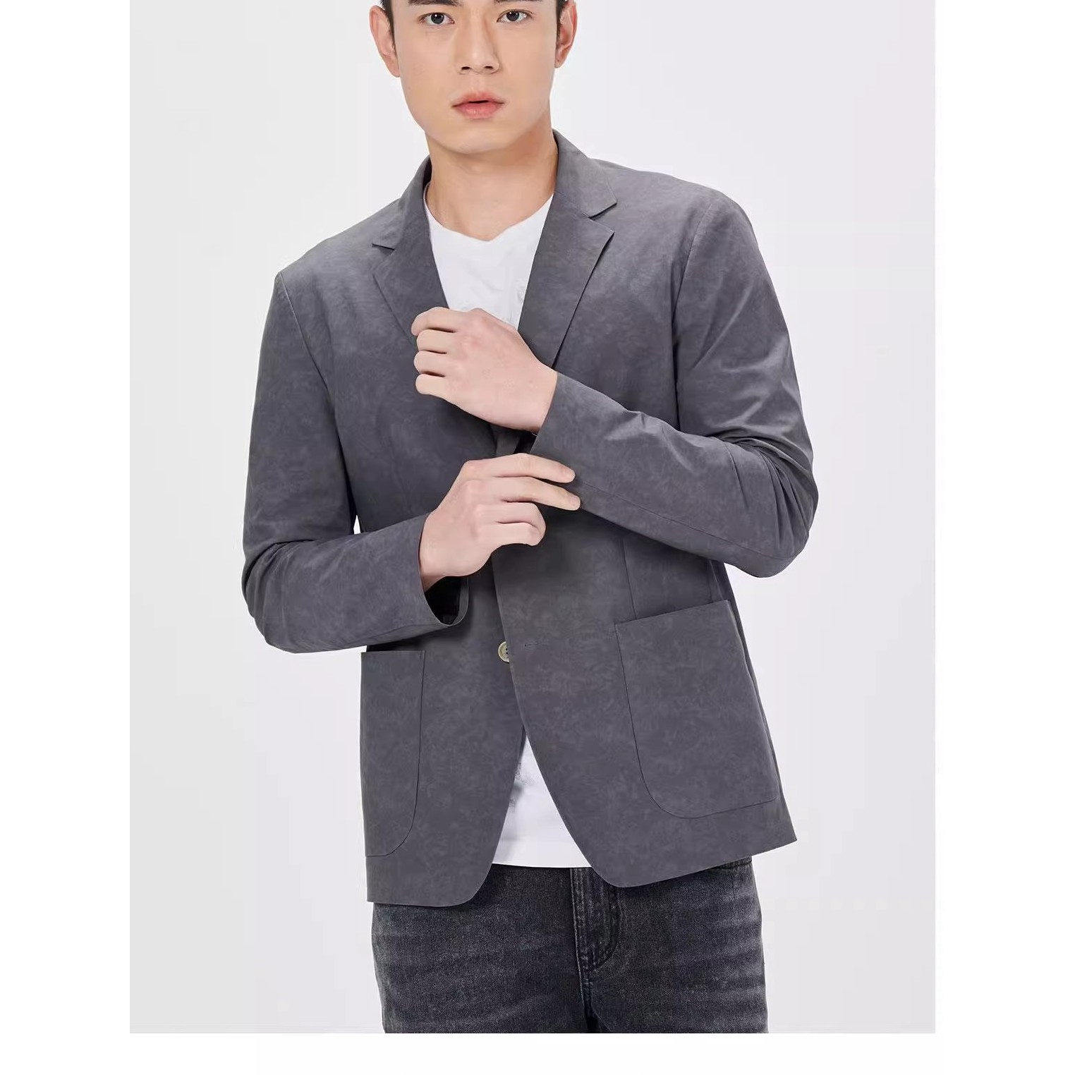24CDX621SA男装专柜春季新款商务时尚休闲单件西服外套