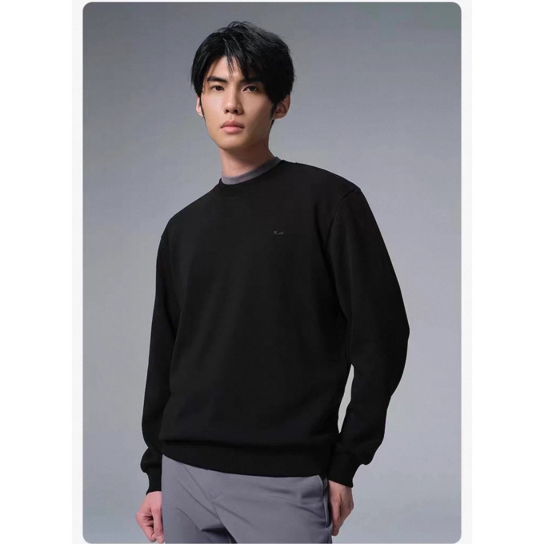G5DTX8001 8002 8003Y利家冬季时尚休闲圆领加绒保暖长袖卫衣男装
