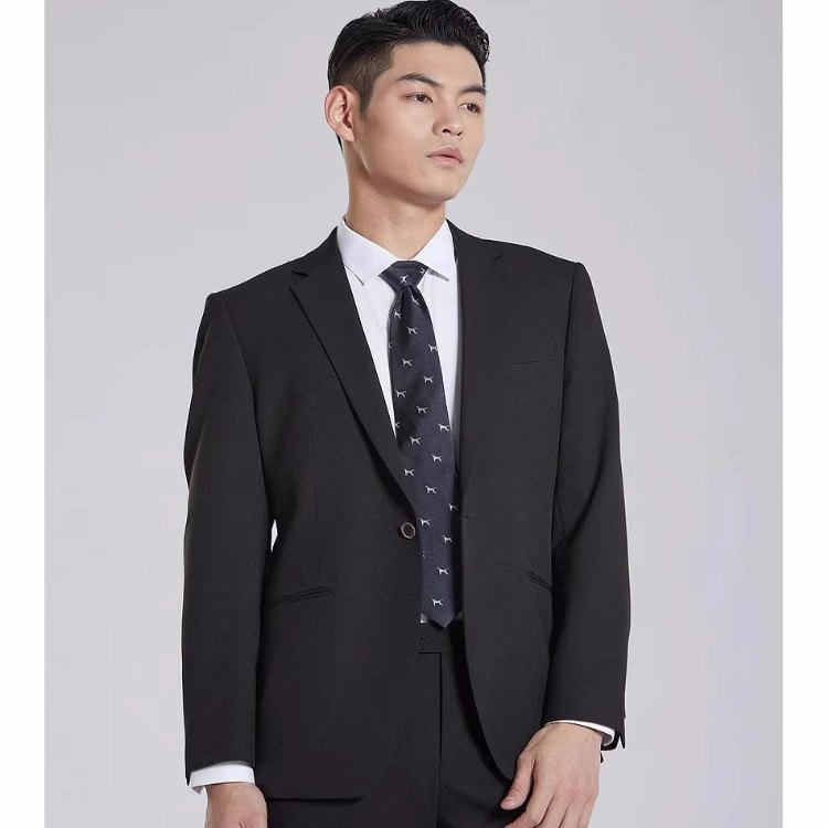 G3QXF011 012SA利家男装秋季商务绅士纯色正装修身西服两件套装
