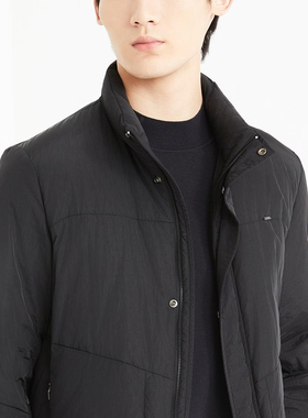 24DBR9041S 9042S利家冬季时尚舒适纯色休闲翻领单排扣羽绒服男士