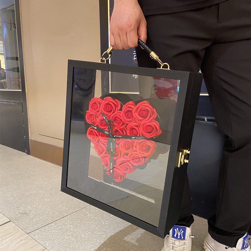 birthday girl practical send wife creative black rose of