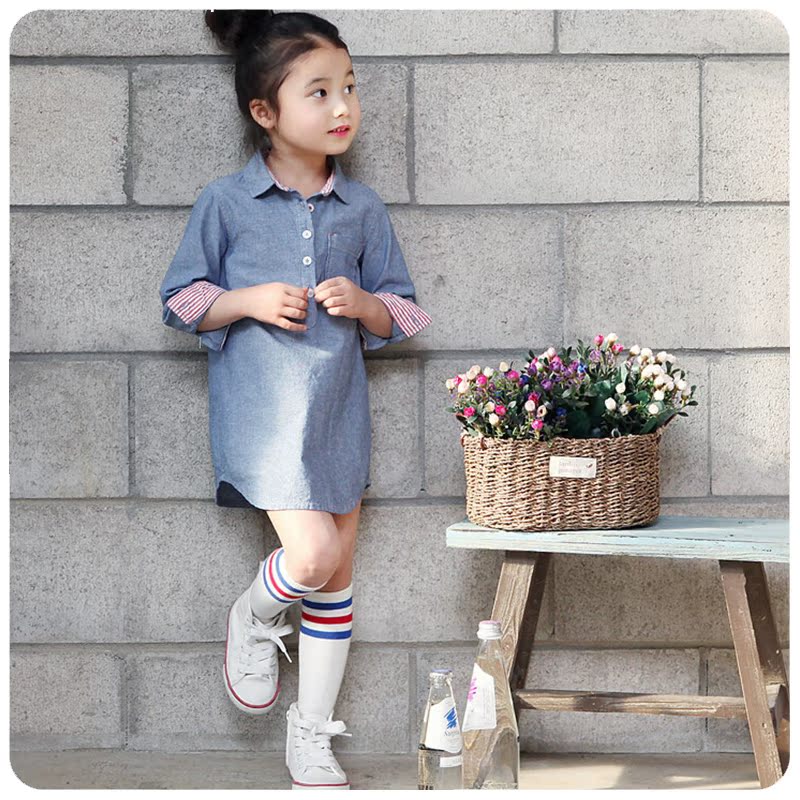 Chemise fille à manche longue - Ref 2088620 Image 1