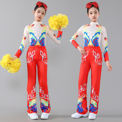 啦啦队服装健美比赛服拉拉队儿童