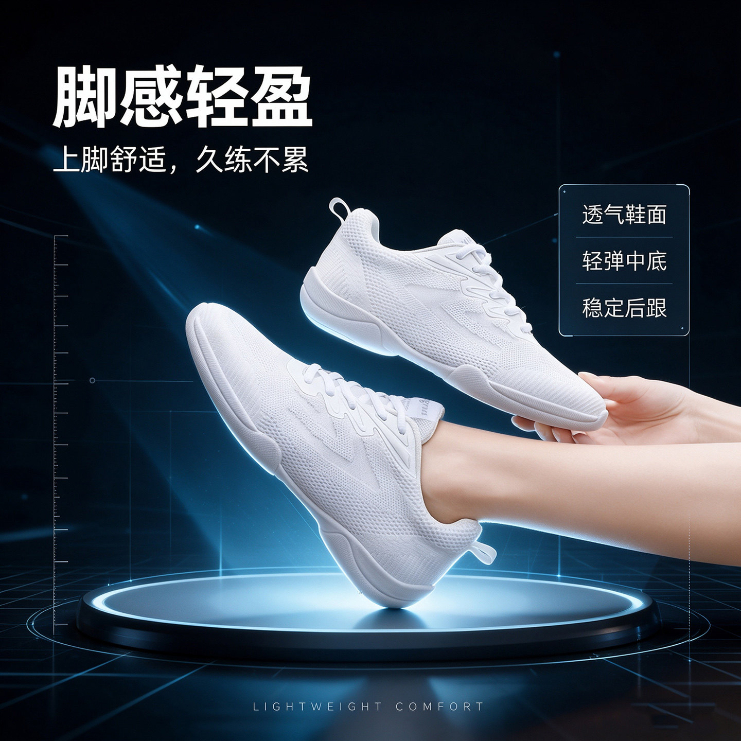 盈锐儿童专业竞技健美操鞋轻便女