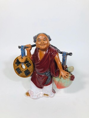 石湾公仔家居装饰品招财童子招财