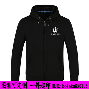 传奇扑克外套德扑卫衣男德州扑克牌衣服装Triton Poker长袖连帽衫