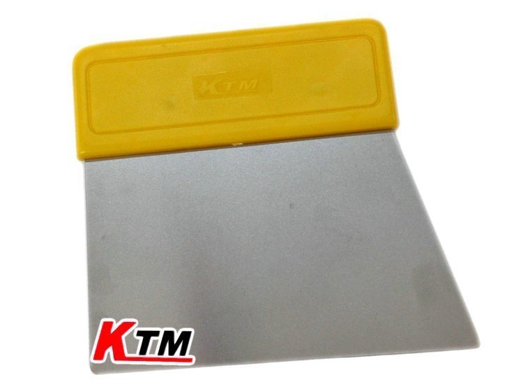KTM汽车贴膜工具-胶柄刚刮板(进口钢板)P-10B钢刮 耐高温手柄钢刮