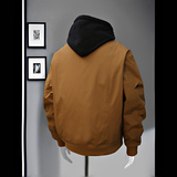 秋冬季港风纯色加厚棉服防风保暖H1030港风棉衣外套MY570P42，男装棉衣，星座1712-5