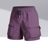 G55夏款男士锦纶冰丝五分裤港风工装多口袋夏季速干休闲运动，男装牛仔裤，星座1712-5