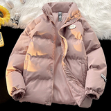 棉服男女情侣款立领宽松棉衣韩版短款冬季棉袄男士外套P45，男装棉衣，星座1712-5