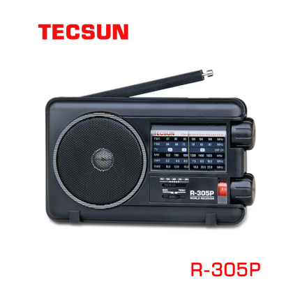 Tecsun/德生 R-305P收音机全波段老人便携式FM调频中波短波半导体