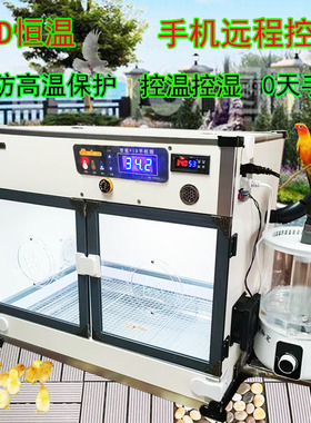 智能鹦鹉保温箱双温控变频恒温保湿0零天手养幼鸟雏鸟大型pid