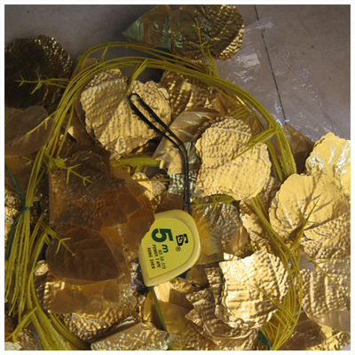 仿真植物金黄色田园风叶子