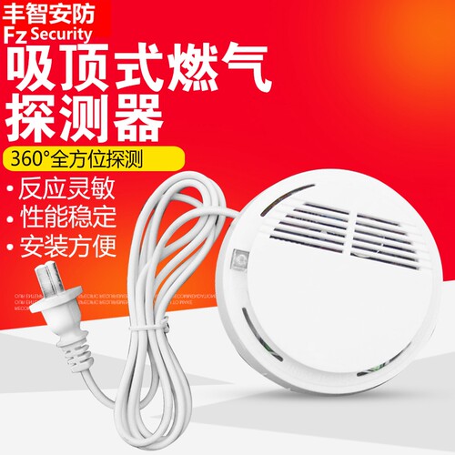 实店 燃气报警器 天然气报警器 燃气12V吸顶式 - 封面