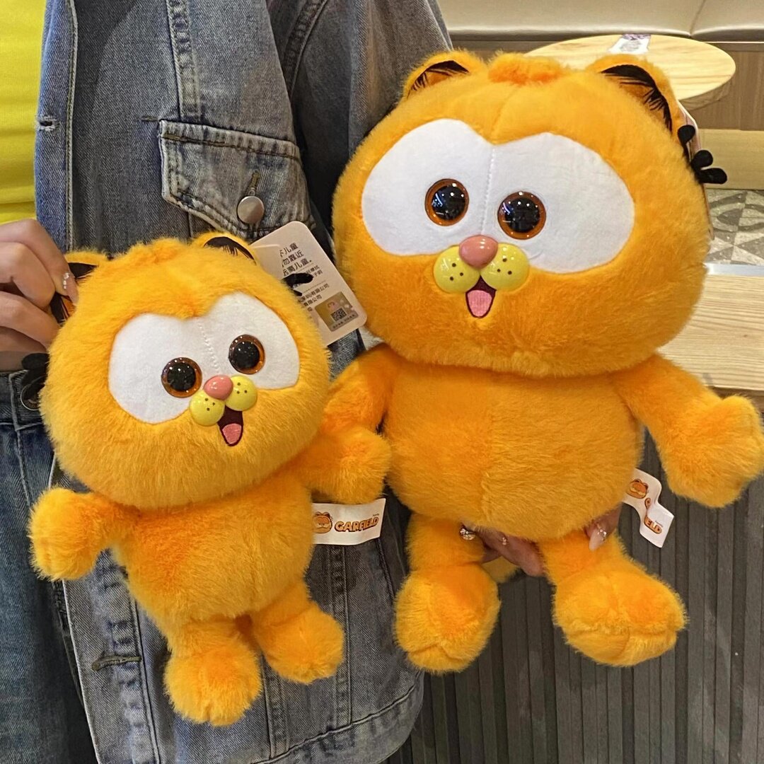 正版加菲猫玩偶可爱猫咪公仔毛绒玩具女孩睡觉大抱枕娃娃生日礼物