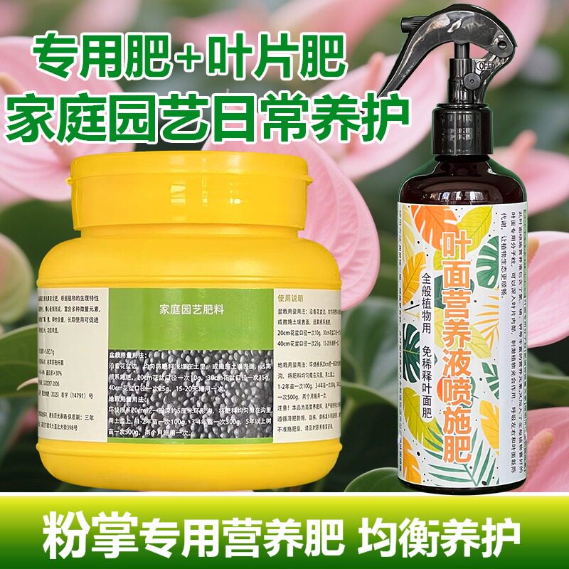 粉掌专用肥料盆栽营养液水培土培开花生根旺长促长新叶叶面肥肥料