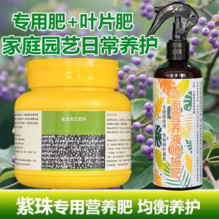 紫珠专用肥料养殖花肥花盆栽植物专用土养护营养液喷剂叶面肥肥料