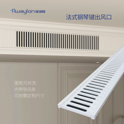 埃维隆PVC法式钢琴键出风口定制