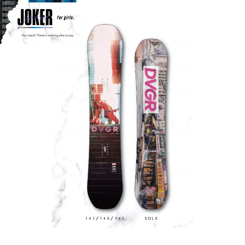 超限量26款DEVGRU JOKER FOR GIRLS小丑板女款单板滑雪板全能平花