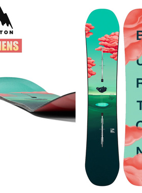 W25伯顿BURTON YEASAYER滑雪板粉云团女款新手全能滑行自由式公园