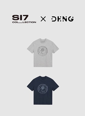 DENG 夏季新品欧美基础圆领棉质反印字母印花短袖T恤FX018
