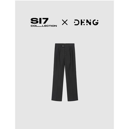 DENG ROW经典版型 腿型塑造 直筒百搭通勤简约显瘦休闲西裤NNB004