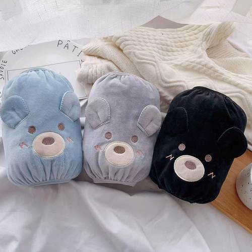 中大童袖套成人短款男女学生卡通羽绒服防脏毛绒ins网红秋冬护袖