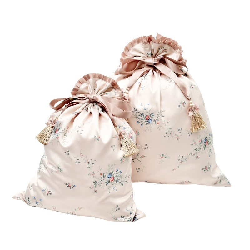 甜美碎花 流苏花边装饰收纳袋  衣服 收纳袋 出差旅行收纳,收纳整理,其他收纳袋,淘宝优惠券,粉丝福利购,淘宝优惠卷