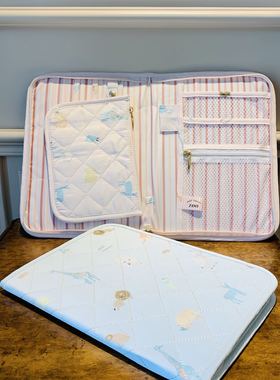 Petit Trouver动物乐园印花母子手册 多功能大证件包卡包孕检收纳