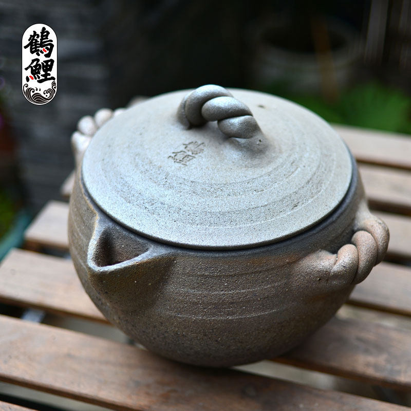 【标准款】天然材质熬中药砂锅煎药砂罐手工传统煲汤明火无釉炖锅