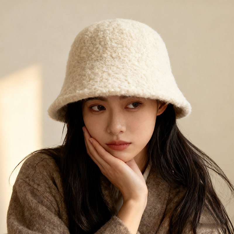 帽子女2025冬季新款羊毛渔夫帽大头围百搭显脸小水桶帽保暖防风潮,服饰配件/皮带/帽子/围巾,帽子,淘宝优惠券,粉丝福利购,淘宝优惠卷