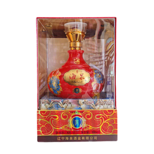 辽宁阜新特产 纯粮酿造海泉酒宴酒42度500ml浓香型礼盒礼品白酒