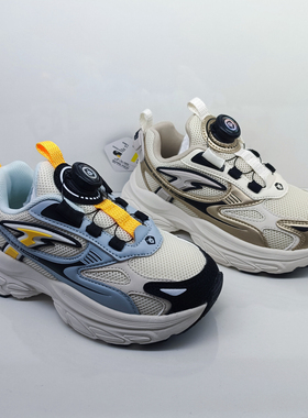 2024秋季新款品牌兽霸儿童男女孩学生网布休闲防滑轻运动鞋80095