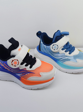 2025夏季新款品牌BOBDOG house儿童单网学生魔术贴运动鞋235001