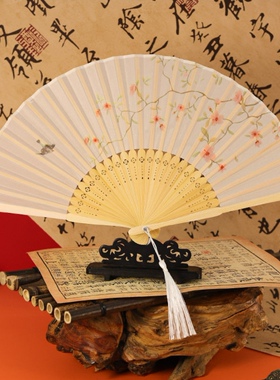 2026新款扇子古风扇子折叠扇子 古风折扇汉服扇新中式女扇舞蹈M