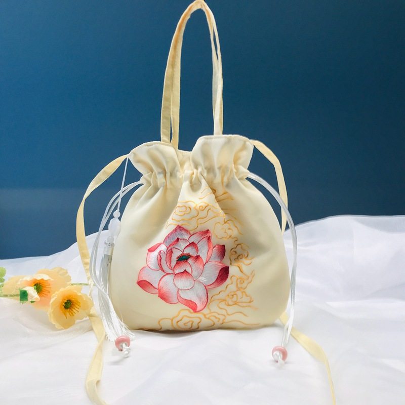 2026流苏刺绣包包中国风汉服配饰包 苏绣圆角抽绳手提斜跨手机包Z,箱包皮具/热销女包/男包,单肩包,淘宝优惠券,粉丝福利购,淘宝优惠卷