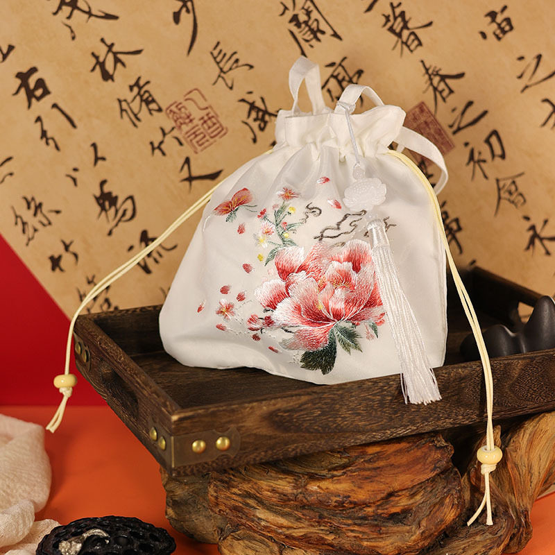 2026新款汉服苏绣包包刺绣帆布包 古风手提包中国风斜挎包手机包M,箱包皮具/热销女包/男包,单肩包,淘宝优惠券,粉丝福利购,淘宝优惠卷